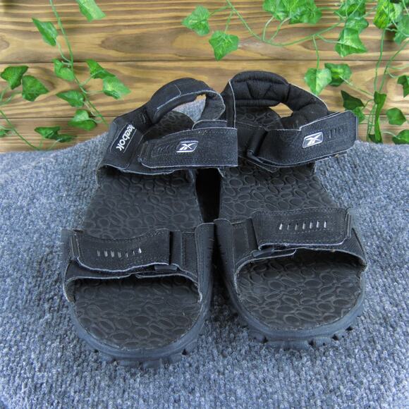Reebok Men's Sport Sandal Black Synthetic Size 10 Medium Gently Used 2025 - Picture 2 of 7